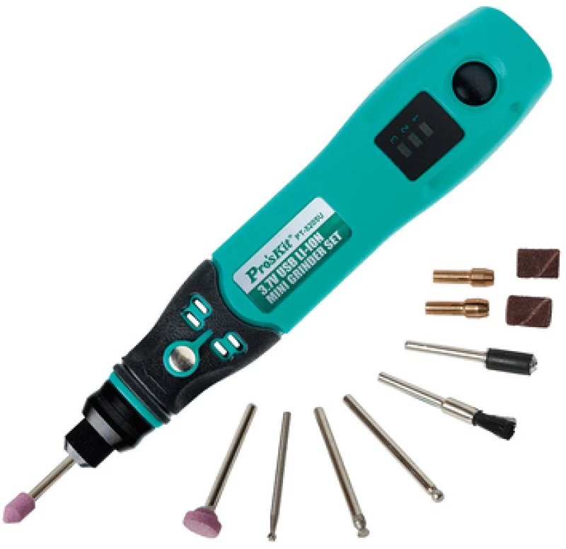PROSKIT περιστροφικό πολυεργαλείο PT-5205U, 3.7V, 600mah, έως 15000rpm