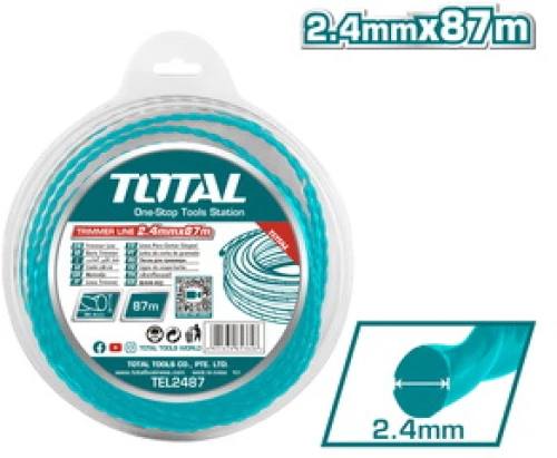 TOTAL TEL2487 Μεσινέζα Ελικοειδής 2.4mm - 87m