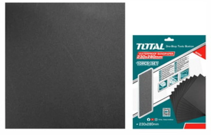 TOTAL TAC7740001 Γυαλόχαρτο νερού 230Χ280mm P400 10TEM