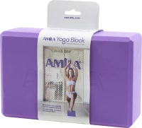 Amila Τούβλο Για Yoga Μωβ 7.5X14X23Cm (48083)