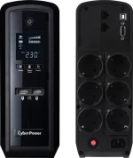 CyberPower CP1350EPFCLCD uninterruptible power supply (UPS) Line-Interactive 1.35 kVA 780 W 6 AC outlet(s)