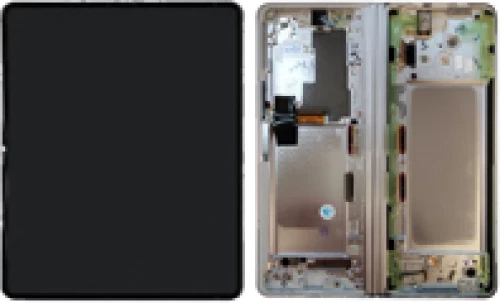 Samsung (GH82-26283C) OLED Touchscreen Assembly - Phantom Silver, Galaxy Z Fold 3 5G; SM-F926B
