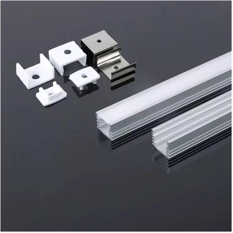 V-TAC Προφίλ Αλουμινίου για Ταινίες LED 2000x17.4x12.1mm Ασημί 3358