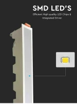 V-TAC LED PANEL ΧΩΝΕΥΤΟ ΓΡΑΜΜΙΚΟ ΙΣΙΟ 20W ΨΥΧΡΟ ΛΕΥΚΟ SKU: 6406