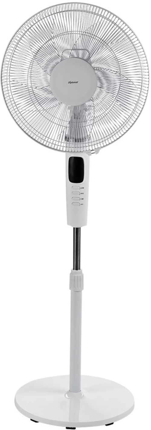 Diplomat DFX-500RC Ανεμιστήρας Ορθοστάτης 50W Διαμέτρου 40.64cm με Χρονοδιακόπτη Λευκός