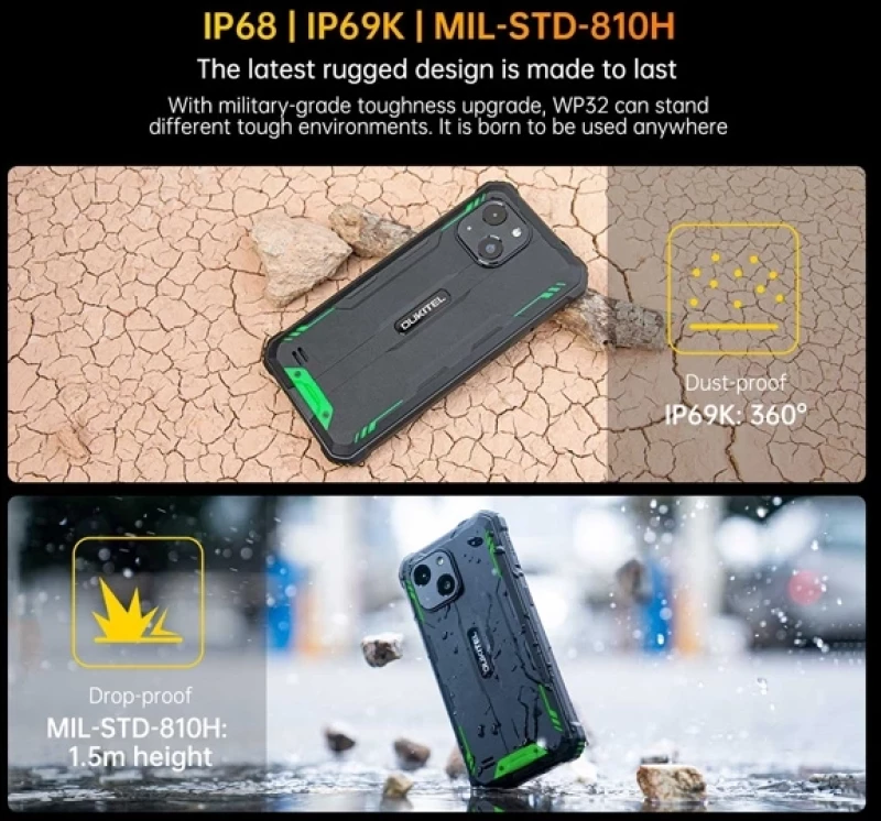 Oukitel WP32 (4GB/128GB) Μαύρο