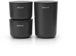 Brabantia 1004183 Σετ αποθήκευσης ReNew Dark Grey 3τμχ