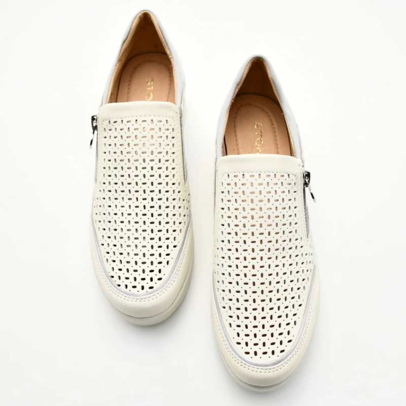Sneakers Γυναικεία Cream 50 Laminated