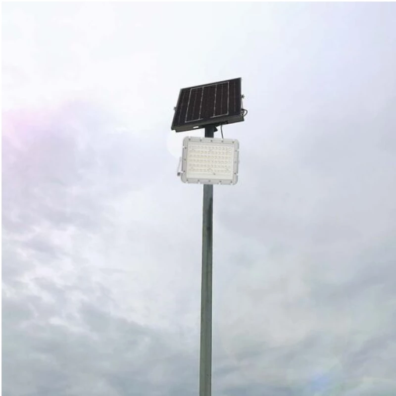 V-TAC Ηλιακός Προβολέας LED 15W Φυσικό Λευκό 4000K