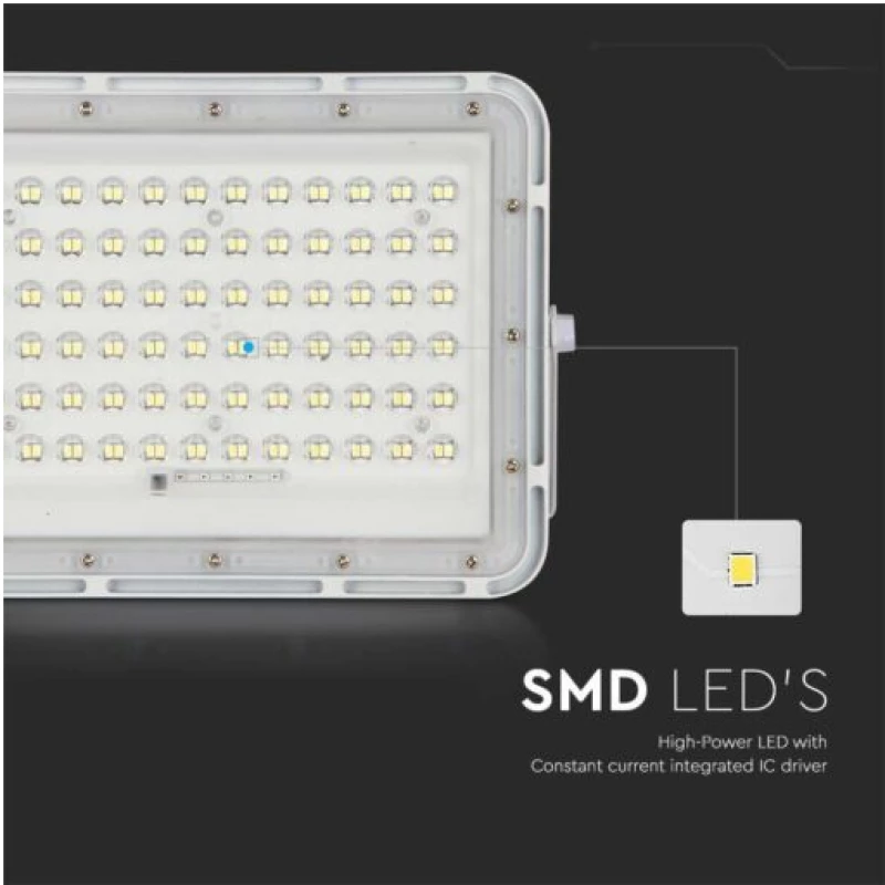 V-TAC Ηλιακός Προβολέας LED 15W Φυσικό Λευκό 4000K
