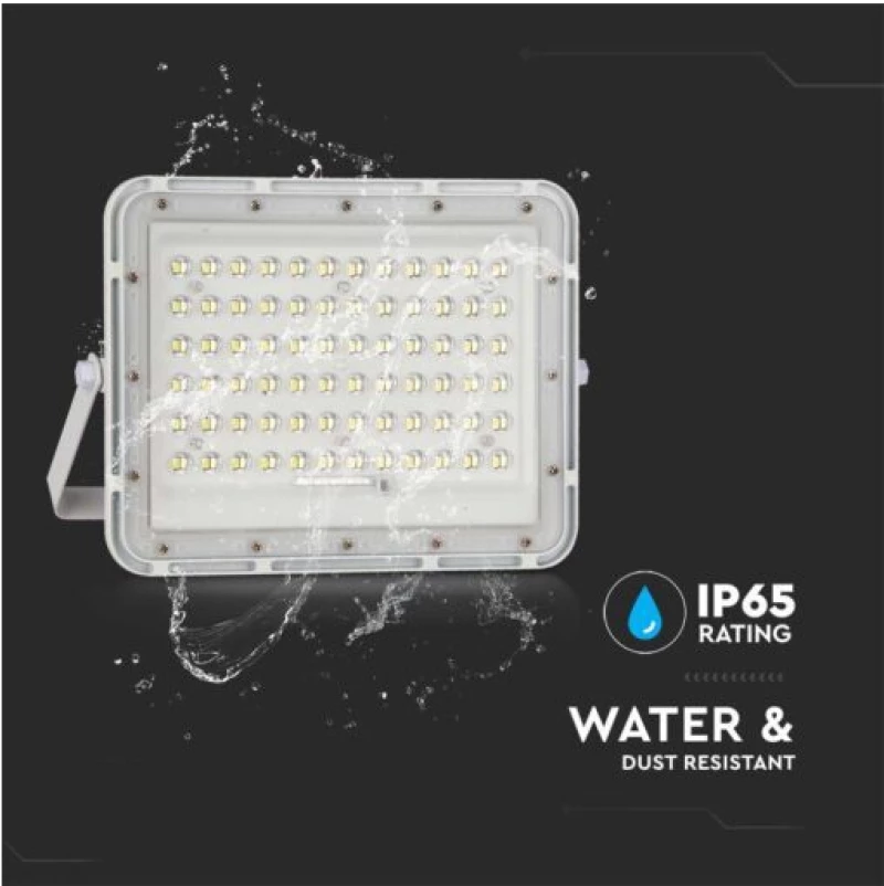 V-TAC Ηλιακός Προβολέας LED 15W Φυσικό Λευκό 4000K