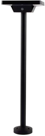 V-TAC Ηλιακό Φωτιστικό Κήπου Στύλος LED CCT 2W 220lm 110° IP65 2σε1 με Αισθητήρα Κίνησης Επιδαπέδιο ή Χωνευτό Μαύρο 10304