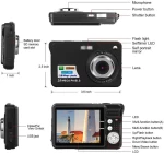 LanteXG Ψηφιακή Κάμερα 18MP 1080HD με Οθόνη 2.7"