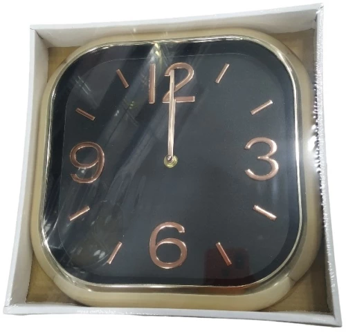 Ρολόι τοίχου - 736D - 120049 - Black/Gold
