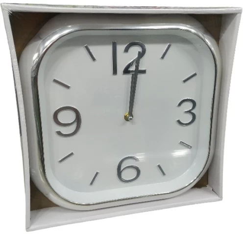 Ρολόι τοίχου - 736D - 120049 - White/Silver