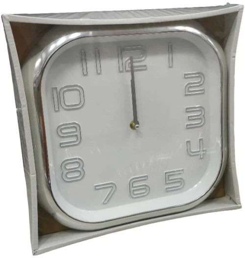 Ρολόι τοίχου - 735D - 100034 - White/Silver