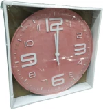 Ρολόι τοίχου - 733B - 130239 - Pink