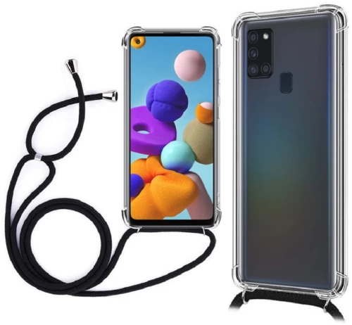APPLE iPhone 13 Mini - ΘΗΚΗ ΣΙΛΙΚΟΝΗΣ CROSS SHOLDER ΔΙΑΦΑΝΗ