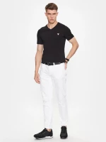 Guess - Ανδρικό T-shirt Slim Fit M2YI32J1314-JBLK Μαύρο
