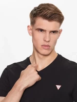 Guess - Ανδρικό T-shirt Slim Fit M2YI32J1314-JBLK Μαύρο