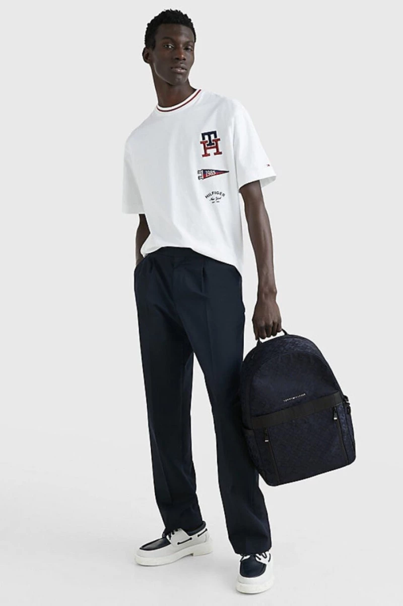 Tommy Hilfiger - Ανδρικό Σακίδιο Πλάτης AM0AM11086-DW6 Μπλε Ναυτικό