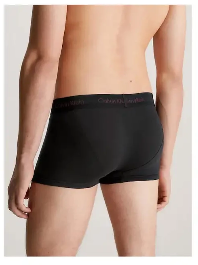 Calvin Klein - Ανδρικά Μποξεράκια Low Rise Trunk 3Pack 0000U2664G-H55 Μαύρο