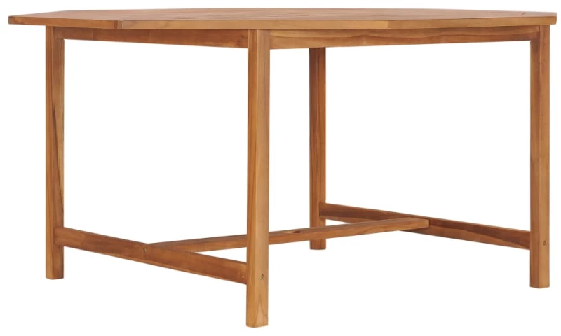 Τραπέζι κήπου από μασίφ ξύλο teak 150x150x75 εκ