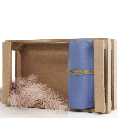 Madonna σετ σεντόνια μονόχρωμα υπέρδιπλα μπλε ραφ 230x260 εκ