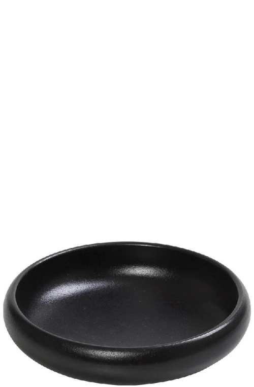 Mianmar πιατάκι μαύρο σετ έξι τεμαχίων 9.8x9.8x3.4 εκ