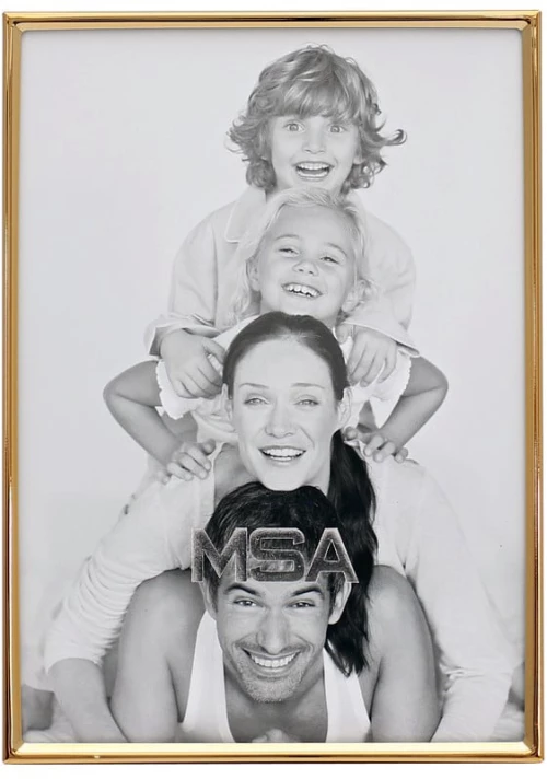 Auset μεταλλική κορνίζα χρυσής απόχρωσης για φωτογραφίες 13x18 εκ