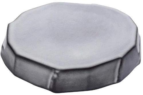 Iceberg πιάτο πήλινο γκρι ματ σετ τριών τεμαχίων 14.5x4.2 εκ