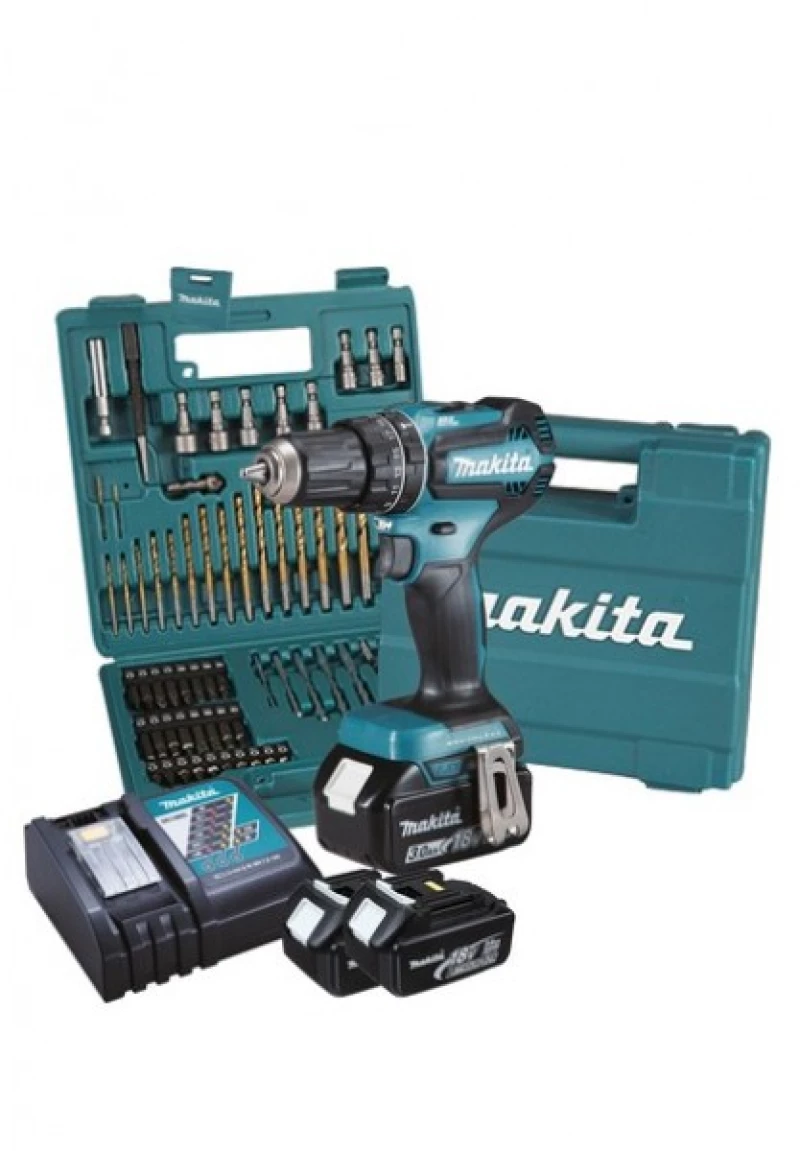 MAKITA ΕΠΑΝΑΦΟΡΤΙΖΟΜΕΝΟ ΔΡΑΠΑΝΟ 18V DHP485FJX1 - MAKITA