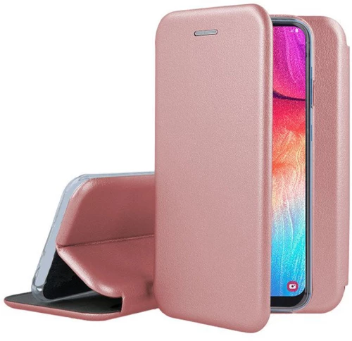 TechWave Curved Book case for iPhone 15 rose gold