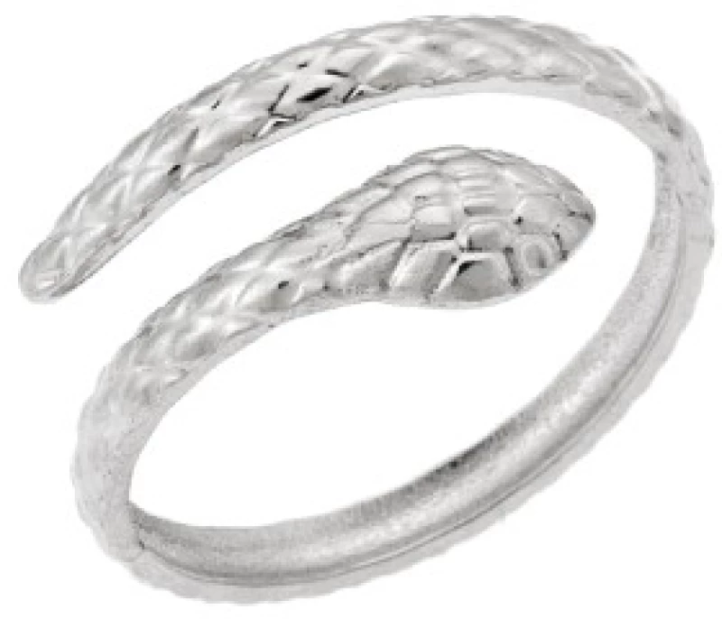 Δαχτυλίδι Senza Steel, με φιδάκι