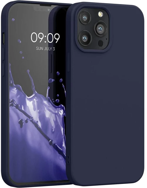 Techwave Matt case for iPhone 14 Pro navy blue