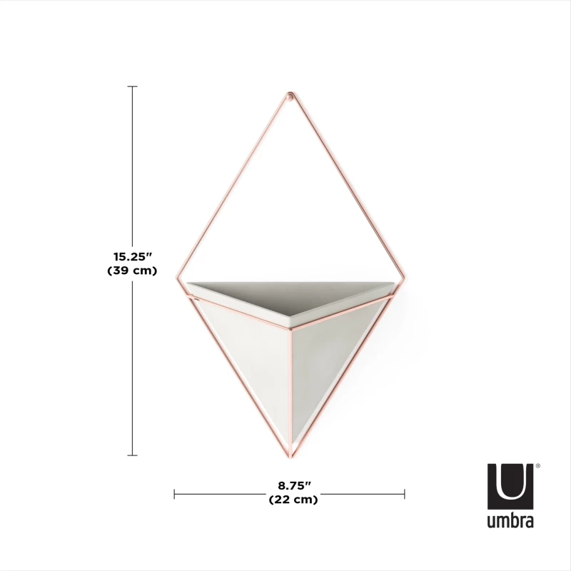 Umbra Trigg κεραμικό κασπώ τοίχου 39Χ22εκ 470752-633