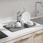 Udry sink γκρι πιατοθήκη πατάκι πάγκου / Umbra