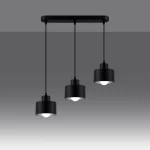 Sollux Κρεμαστό φωτιστικό Savara 3,ατσάλι,3xE27/60w