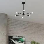 Κρεμαστό φωτιστικό Lango 3,μαύρο,3xΕ27/60w