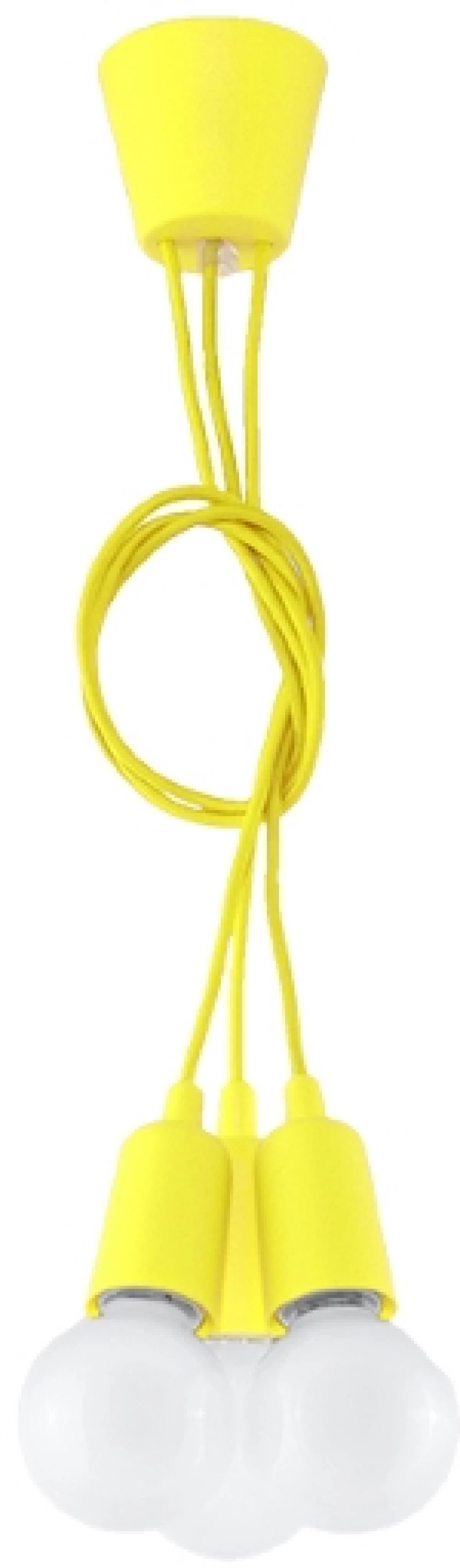 Κρεμαστό φωτιστικό Diego 3,PVC,3xE27/60w