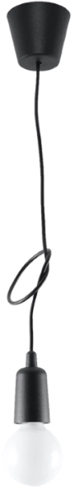 Κρεμαστό φωτιστικό Diego 1,PVC,1xE27/60w