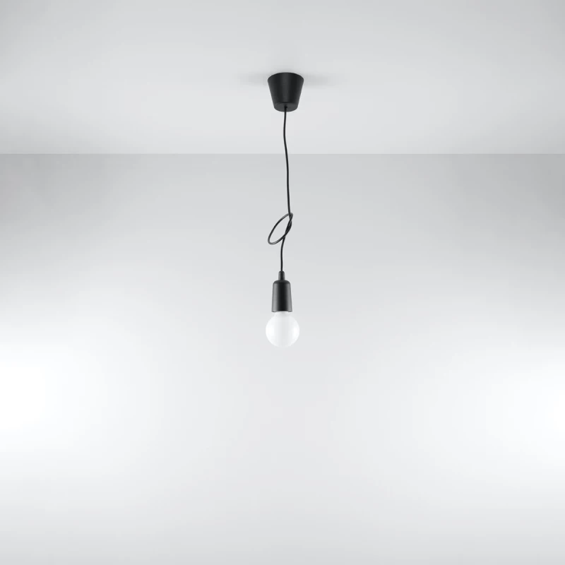 Κρεμαστό φωτιστικό Diego 1,PVC,1xE27/60w