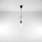 Κρεμαστό φωτιστικό Diego 1,PVC,1xE27/60w