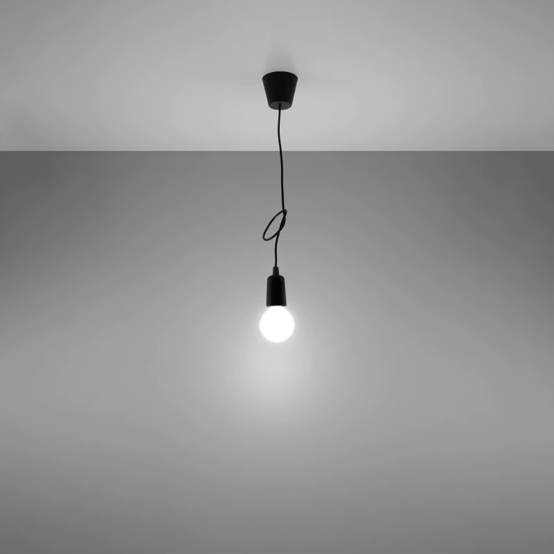 Κρεμαστό φωτιστικό Diego 1,PVC,1xE27/60w