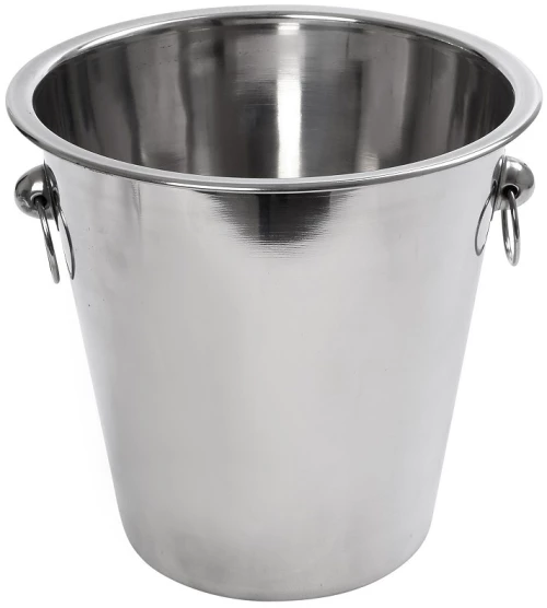 Σαμπανιέρα ανοξείδωτη σε ασημί απόχρωση 22x22x22 εκ