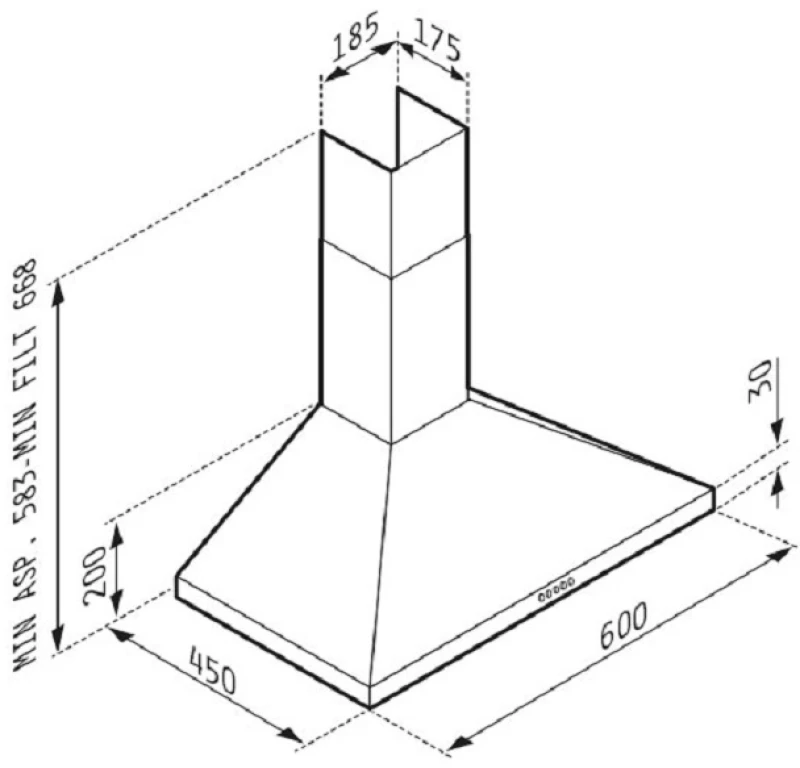 Pyramis ΚΑΜΙΝΑΔΑ ΤΕΤΡΑΓΩΝΗ ΜΑΥΡΗ 90εκ 065040501