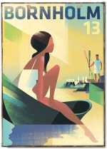 Πινακάκι με travel poster