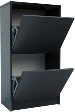 Παπουτσοθήκη Rolf Γραφίτης 50x28x94cm