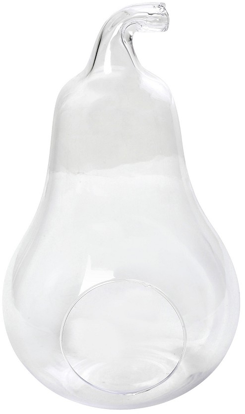 Γυάλα σε σχήμα αχλαδιού γυάλινη 22x35 εκ