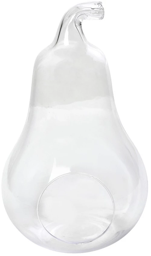 Γυάλα σε σχήμα αχλαδιού γυάλινη 22x35 εκ